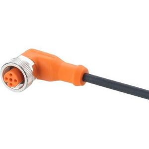 Sensor-actuator patch cord - CONNECTION TECHNOLOGREY SOCKET ADOAH040MSS0005H04 ANGLED M12 4-POLE 4-WIRE AC/DC OPERATING - EVC005