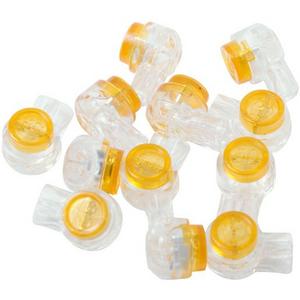 Cable connector - Telecom Splice Connectors 0.4-0.9mm Yellow 2 Wire - 374CUY2-C