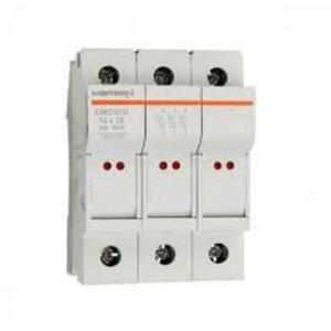 Tag/Bolted fuse base - Fuse Holder 32A 3 Pole Modular 690V DIN Mount Fuses 10X38mm E1062696 - CMC103