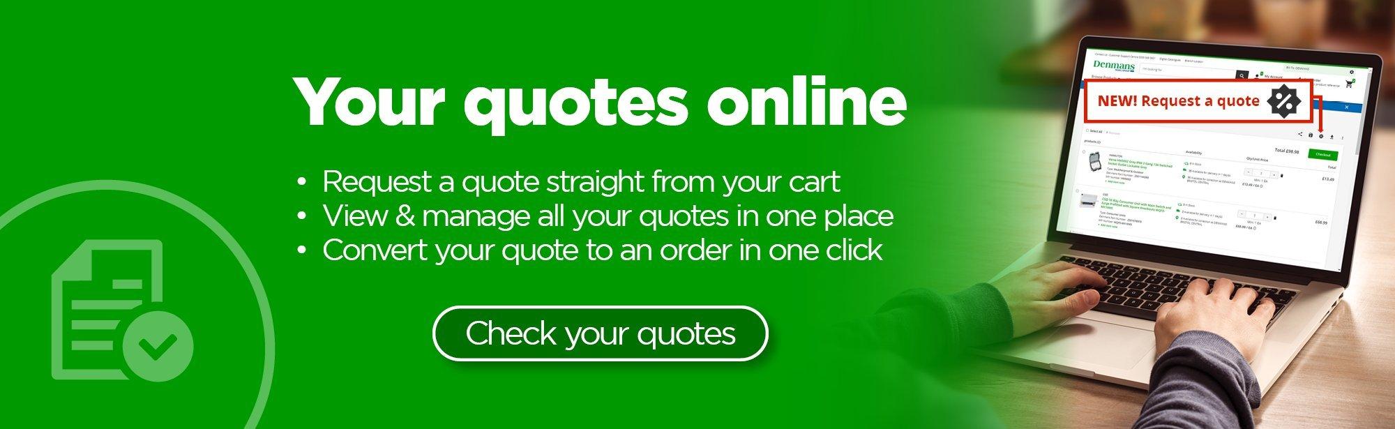 Your quotes online
