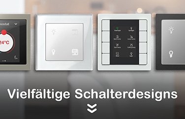 Vielfältige Schalterdesigns