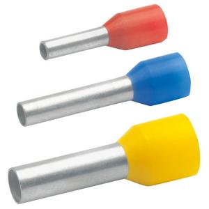 Aderendhülse - 4718, Isolierte Aderendhülsen nach DIN, , 1  mm², Rot, Länge 8mm, Cu, verzinnt. - 4718