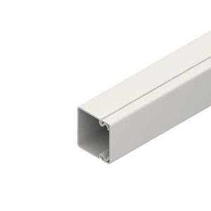 Leitungsführungskanal - HKL4040.1, HKL-Elektroinstallationskanal 38x40x2000 mm, Kunststoff PVC-hart, RAL 7030, steingrau - 4011126211795