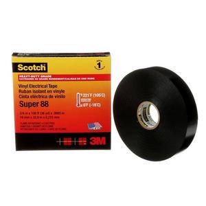 Klebeband - SUPER88-19X20, Scotch® Super 88 Vinyl Elektro-Isolierband, Schwarz, 19 mm x 33 m, 0,22 mm - 7000058434
