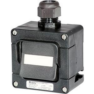 Explosionsgeschützter Schalter - GHG  273 6000 R0011, Ex-Installationsschalter 16 A für Zone 1/21, Wechselschalter, 1 x M25, direkte Gehäusebohrung, Verschraubung(en): 1 x M25, 8 mm - 17 mm Polyamid - GHG2736000R0011