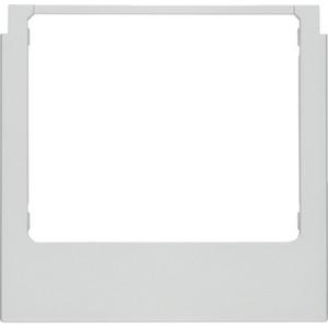 Dekorelement für Abdeckungen - 13196424, Designrahmen eckig alu matt lackiert - 13196424