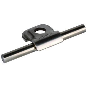 Leitungshalter für Blitzschutz - KB 6.10 B9 V2A, Klemmbock Rd 6-10mm NIRO m. Bohrung D 9mm - 390119