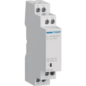Spannungsüberwachungsgerät - EUU100, Kontrollrelais Unterspg. VDE 1/3P+N 1W - EUU100