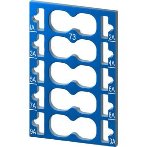Zubehör/Ersatzteile für Steuerungen - 6ES7193-6CP73-2AA0, SIMATIC ET 200SP Farbkennzeichnungsschilder CC73 VPE 10 - 6ES71936CP732AA0