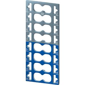Zubehör/Ersatzteile für Steuerungen - 6ES7193-6CP02-2MA0, SIMATIC ET 200SP Farbkennzeichnungsschilder CC02 VPE 10 - 6ES71936CP022MA0