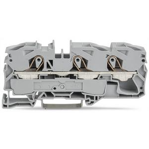 Durchgangs-Reihenklemme - 2016-1306, 3-Leiter-Durchgangsklemme;16 mm²;für Anwendungen Ex e II geeignet;gelb - 2016-1306