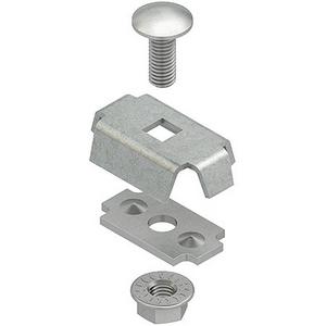 Verbinder für Kabeltragsystem - GRV 6, Universalverbinder, zweiteilig, Stahl, bandverzinkt DIN EN 10346, inkl. Zubehör - 4013339280209