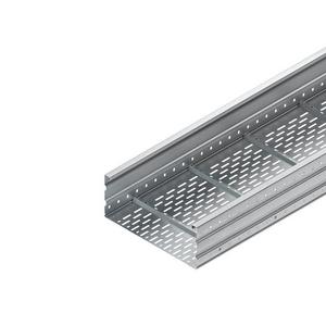 Kabelrinne - WRL 200.500 =6m, Weitspannkabelrinne, 200x500x6000 mm, t=1,5 mm, gelocht, Stahl, bandverzinkt DIN EN 10346, inkl. Zubehör - 4013339316007