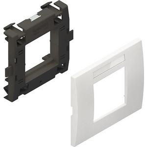 Einbaudose für Geräteeinbaukanal - HKESL-1.3, KESL-1.3 RW Geräteeinbausystem, Leerdose, Einbaubreite 93,5 mm - 4011126008142