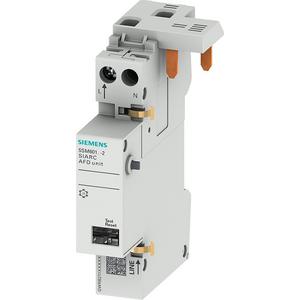 Leitungsschutzschalter mit Zusatzeinrichtung - 5SM6011-2, Brandschutzschalter-Block AFDD, 1-16A 230V für LS- oder FI/LS-Schalter 1+N 1TE - 5SM60112
