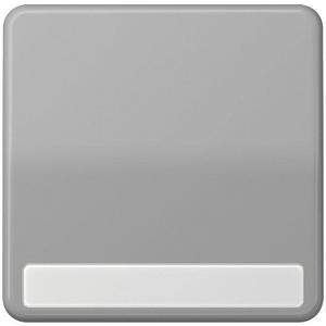 Abdeckung/Bedienelement für Installationsschalterprogramme - CD 590 NA GR, Wippe 1fach, mit Schriftfeld, Duroplast, Serie CD, grau - CD590NAGR