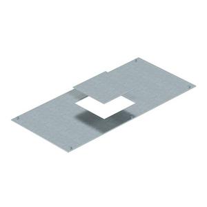 Deckel für estrichbündigen/offenen Unterflurkanal - OKA DG4 300, Geräteeinsatzdeckel für Kanalsystem OKA2 800x300x4 Stahl bandverzinkt - 7402040