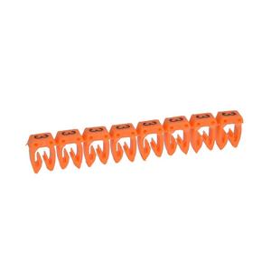 Kabelmarkierungssystem - 038223, Kennzeichnungssystem CAB 3,f. Leiterquerschnitt 1,5 bis 2,5 mm²,Ziffer:3(Orange) - 038223