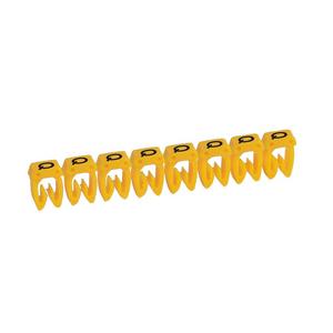 Kabelmarkierungssystem - 038316, Kennzeichnungssystem CAB 3, für Leiterquerschnitt 0,5 bis 1,5 mm², Buchstabe: Q - 038316