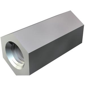 Langmutter - 965 M6X25 G, Distanzmuffe M6x25mm Zinkdruckguss galvanisch verzinkt - 3415066