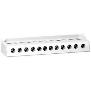 N-Sammelschiene - LGYN12512, Neutralleiterklemme Linergy DS, 125A, 12 Anschlüsse, zusätzliche Klemme - LGYN12512