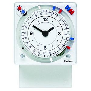 Verteilerschaltuhr analog - SUL 289 g, Zeitschaltuhr mit Stecksockel 24 Std./7T. mit Gangreserve, Front 72x72 mm - 2890033