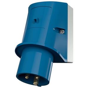CEE-Gerätestecker (IEC 60309) - 332, CEE-Wandgerätest. 332, 3x16A, IP 44 - 332