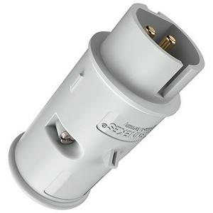 CEE-Stecker (IEC 60309) - 648A, Stecker, 32A2p10h, Kleinsp., IP44 - 648A
