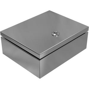 Leergehäuse - Edelstahl Gehäuse scharniert 200 x 250 x 97 mm, Edelstahlgehäuse Edelstahl Industrie scharniert 200 x 250 x 97 mm - 370022090