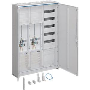 Zähler-Komplettschrank - ZB332P25, Komplettschrank univers Z, 1100x800x205mm, IP44 SKII, 2ZP/VF-5rh/APZ, 3-feldrig - ZB332P25
