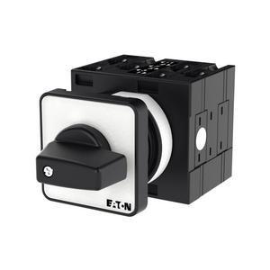 Lastschalter - T3-3-8222/E, Umschalter, T3, 32 A, Einbau, 3 Baueinheit(en), Kontakte: 6, 90 °, rastend, ohne 0-Stellung, 1-2, Designnummer 8222 - 052346