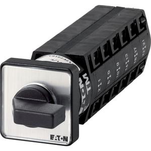 Lastschalter - TM-6-8370/E, Umschalter, 10 A, Einbau, 6 Kontakteinheiten, Kontakte: 12, 60 °, rastend, 1-2, Abwicklungsnummer 8370 - 093861