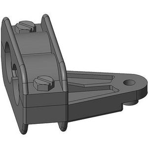Befestigungsschelle für Kabel/Rohre - GURO-SR/2-E21X/98810, Zugentlastung Doppelschelle für Einschleifsicherung E 214 für 2 Kabel - 375300-000