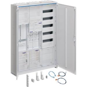 Zähler-Komplettschrank - ZB33SET28LK, Komplettschrank, univers Z, 2 ZP, 1 SG, BKE-I, APZ, VT5, H=1100mm, 3-feldig - ZB33SET28LK