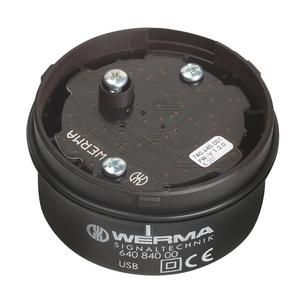 Signalsäulenelement, Anschlussmodul - 640.840.00, USB-Anschlusselement RM 5VDC BK - 640.840.00