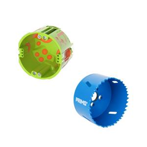 Dose, Gehäuse für Montage in der Wand/Decke - P201-01-S, Qnect HWD-Set-1 - P201-01-S