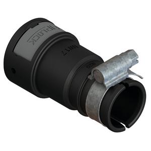 Verbinder für Wellschläuche - AIPA-17M20B-27, RohrverbinderMuffe Wellrohr/Glattrohr metrisch - 4891749300