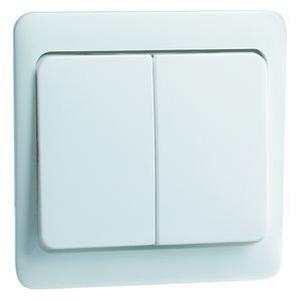 Abdeckung/Bedienelement für Installationsschalterprogramme - D 80.645 W, Standard Wippe weißSerie - 00176511