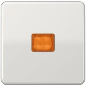 Abdeckung/Bedienelement für Installationsschalterprogramme - CD 590 KO LG, Wippe 1fach, mit Lichtaustrittsfenster, Duroplast, Serie CD, lichtgrau - CD590KOLG