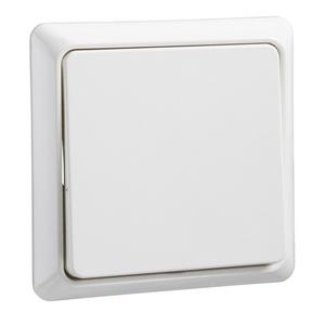 Installationsschalter - 241604, Universalschalter 10A RENOVIERUNG komplett Steckklemme reinweiß - 241604
