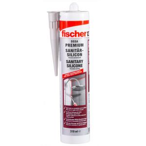 Dichtstoff - fischer DSSA GR SAN.SIL.310 D/GB, Sanitärsilicon manhattengrau 310 Ml - 053102