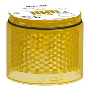 Signalsäulenelement, optisch - XVB7C68, Leuchtelement, Harmony XVB7, modular, 70mm, gelb, 24V ACDC, Blitzlicht, 2J, energieeffiziente LED - XVB7C68