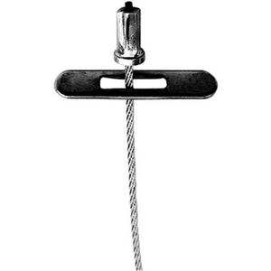 Drahtseilabhängung - GAQ-2/2, GRIPPLE, Set-Querverankerung, Seil-Ø 2 mm, Seillänge 2 m, Stahl, galvanisch verzinkt/passiviert - 4013339866205
