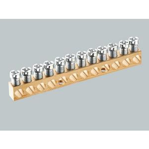 N-Sammelschiene - 01127, PE/N-Schiene 63 A 12 Klemmstellen gegen Selbstlockern geschützt - 01127