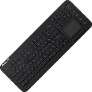 Tastatur - KEYSONIC 28036, Tastatur, USB, Silikon, IP68, Touchpad, schwarz - KEYSONIC 28036