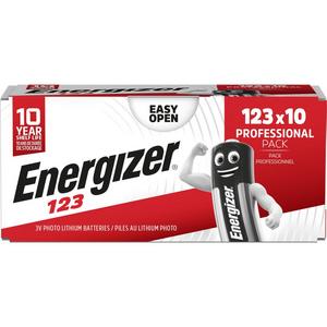 Standard-Batterie (nicht wiederaufladbar) - E304530700, Energizer Lithium Foto 123 10 Stück - 7638900457506