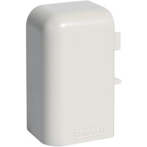 Endstück für Sockelleistenkanal - M55549010, Endstück links, SL 20051, reinweiß - M55549010