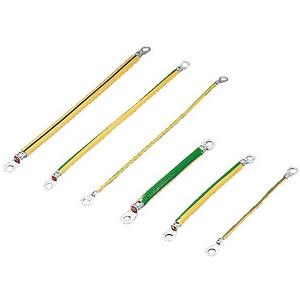 Flexibler Leiter - SZ 2569.000, Erdungsbänder M8-M8, Querschnitt 25mm², Länge 300 mm, Preis per VPE, VPE = 5 Stück - 2569000