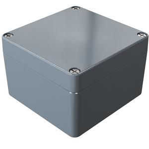 Leergehäuse - Aluminium Standard Gehäuse 120 x 122 x 81 mm, Aluminiumgehäuse Aluminium Standard 120 x 122 x 81 mm - 011212080