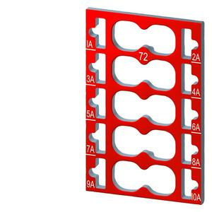 Zubehör/Ersatzteile für Steuerungen - 6ES7193-6CP72-2AA0, SIMATIC ET 200SP Farbkennzeichnungsschilder CC72 VPE 10 - 6ES71936CP722AA0
